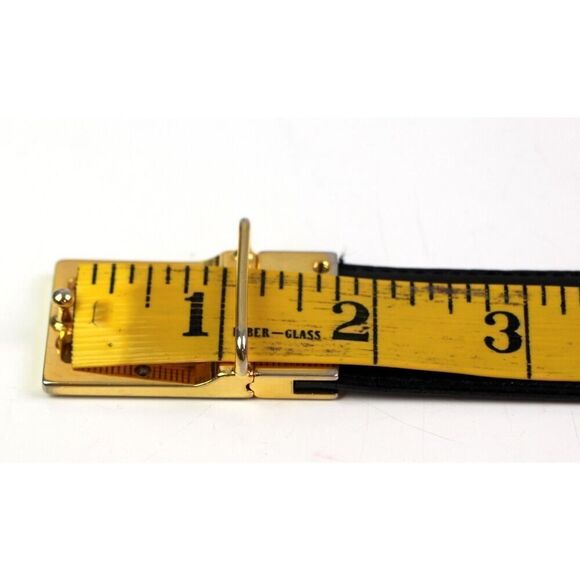 Goldlion BLACK BROWN REAL LEATHER 1 1/8"Wd REVERS CASUAL DRESS BELT Sz 36 (B4 - Picture 13 of 16